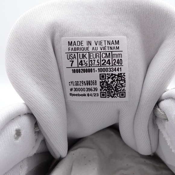NEW Reebok Classic Nylon Slim Sneakers 100033441 Steely Fog/SteelyFog - Picture 13 of 14